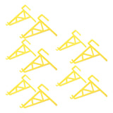 10pcs Beekeeping Bracket Rack Plastic Beehive Frame Holder Stand Beekeeping Equipment Beekeeping Supplies Tool for Beekeepers Yellow
