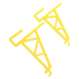 10pcs Beekeeping Bracket Rack Plastic Beehive Frame Holder Stand Beekeeping Equipment Beekeeping Supplies Tool for Beekeepers Yellow