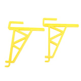 10pcs Beekeeping Bracket Rack Plastic Beehive Frame Holder Stand Beekeeping Equipment Beekeeping Supplies Tool for Beekeepers Yellow