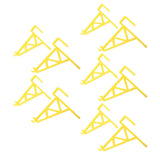 10pcs Beekeeping Bracket Rack Plastic Beehive Frame Holder Stand Beekeeping Equipment Beekeeping Supplies Tool for Beekeepers Yellow