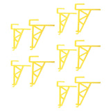 10pcs Beekeeping Bracket Rack Plastic Beehive Frame Holder Stand Beekeeping Equipment Beekeeping Supplies Tool for Beekeepers Yellow