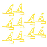 10pcs Beekeeping Bracket Rack Plastic Beehive Frame Holder Stand Beekeeping Equipment Beekeeping Supplies Tool for Beekeepers Yellow