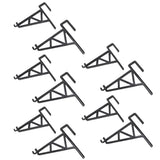 10pcs Beekeeping Bracket Rack Plastic Beehive Frame Holder Stand Beekeeping Equipment Beekeeping Supplies Tool for Beekeepers Black
