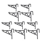10pcs Beekeeping Bracket Rack Plastic Beehive Frame Holder Stand Beekeeping Equipment Beekeeping Supplies Tool for Beekeepers Black