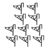 10pcs Beekeeping Bracket Rack Plastic Beehive Frame Holder Stand Beekeeping Equipment Beekeeping Supplies Tool for Beekeepers Black