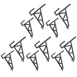 10pcs Beekeeping Bracket Rack Plastic Beehive Frame Holder Stand Beekeeping Equipment Beekeeping Supplies Tool for Beekeepers Black