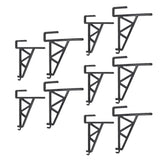 10pcs Beekeeping Bracket Rack Plastic Beehive Frame Holder Stand Beekeeping Equipment Beekeeping Supplies Tool for Beekeepers Black