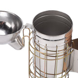 Bee Hive Smoker Stainless Steel Bee Smoker Beekeeping Equipment with Hanging Hook Prevent Burns Round Nozzle 800g A