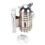 Bee Hive Smoker Stainless Steel Bee Smoker Beekeeping Equipment with Hanging Hook Prevent Burns Round Nozzle 800g A