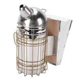 Bee Hive Smoker Stainless Steel Bee Smoker Beekeeping Equipment with Hanging Hook Prevent Burns Round Nozzle 800g A