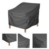 Patio Chair Cover Outdoor Furniture Cover Water and Dust Resistant Oxford Cloth Patio Lawn Furniture Cover Outdoor Chair Cover Black