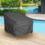 Patio Chair Cover Outdoor Furniture Cover Water and Dust Resistant Oxford Cloth Patio Lawn Furniture Cover Outdoor Chair Cover Black