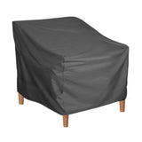Patio Chair Cover Oxford Cloth Water Resistant Silver Coating Outdoor Furniture Cover for Home Lawn Patio Garden Grey 420D