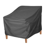 Patio Chair Cover Oxford Cloth Water Resistant Silver Coating Outdoor Furniture Cover for Home Lawn Patio Garden Grey 420D