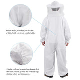 Professional Beekeeping Protective Equipment Bee Keeping Full Body Beekeeper Suit Hat XL