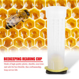 100PCS Beekeeping Rearing Cup Kit Bee Queen Cages Roller Beekeeper Tool Equipment