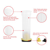 100PCS Beekeeping Rearing Cup Kit Bee Queen Cages Roller Beekeeper Tool Equipment