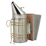 Galvanized Iron Beehive Smoker with Heat Shield Beekeeping Equipment