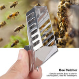 Stainless Steel Queen Bee Catcher Clip Queen Cage Clip Bee Catching Tool for Beekeepers