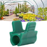 24pcs Greenhouse Clamps Single Head Row Cover Netting Tunnel Hoop Clips Insect Proof Shed Film Shading Net Rod Clips Thickened 14mm