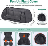 Garden Cover for Raised Beds  Pop-Up Mesh Plant Garden Bed Cover for Vegetables, Seedlings, Fruits, Frost Protection, Outdoor Gardening Bird and Animal Barrier Greenhouse Cover (Black)