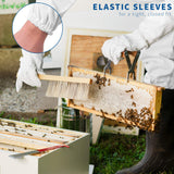 Beekeeping tools, half body bee clothing, bee protective clothing, half body thin anti bee clothing, anti bee clothing, hat