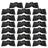 20pcs Heavy Duty Shade Cloth Clips, Black Plastic Lock for Sun Shade Fabric, Garden, Greenhouse, Patio, Plant Netting Cover