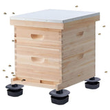 3 Sets/12Pcs Beehive Stands- Sturdy Beehive Feet Stands- Beehive Base Beekeeping Hive Support Tools for Outdoor Garden