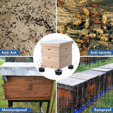 3 Sets/12Pcs Beehive Stands- Sturdy Beehive Feet Stands- Beehive Base Beekeeping Hive Support Tools for Outdoor Garden