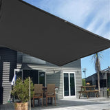 6.56 x 6.56 FT Black Shade Cloth with Grommets, 90% Shade Cloth for Garden,Pet Kennel Shade Cover,Multiple Specifications and Use,Edging Perforated Sun Shade Net for Garden,Greenhouse & Patio