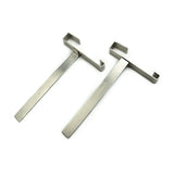 2pcs Bee Hive Frame Holder, Bee Frame Holder for Beekeeping, Stainless Steel Beekeeping Perch Stand Support Tools