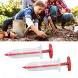 2pcs Seeds Dispenser, Mini Sowing Seed Dispenser Sower Seed Spreader Manual Planter Sowing Seeder Tool