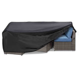Patio Furniture Covers, Universal Size Heavy Duty Waterproof Outdoor Sofa Table Chair Cover for Garden Outdoor Indoor Furniture, 66.9" x 37" x 28", Black