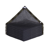13x13Ft Black Sun Shades Outdoor Patio,95% Shade Cloth Netting with Grommets,Breathable UV Block Sun Shade Covers,Suitable for Garden, Pool, Bbq Areas,Pond, Courtyard, Backyard, Dooryard