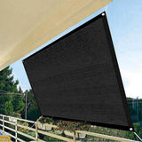 13x13Ft Black Sun Shades Outdoor Patio,95% Shade Cloth Netting with Grommets,Breathable UV Block Sun Shade Covers,Suitable for Garden, Pool, Bbq Areas,Pond, Courtyard, Backyard, Dooryard