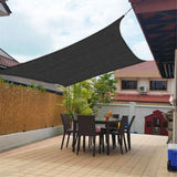 13x13Ft Black Sun Shades Outdoor Patio,95% Shade Cloth Netting with Grommets,Breathable UV Block Sun Shade Covers,Suitable for Garden, Pool, Bbq Areas,Pond, Courtyard, Backyard, Dooryard