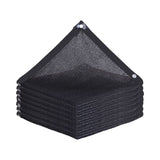 6.5x6.5Ft Black Sun Shades Outdoor Patio,95% Shade Cloth Netting with Grommets,UV Block Sun Shade Covers,Suitable for Garden, Pool, Bbq Areas,Pond, Courtyard, Backyard, Dooryard(Include Rope)