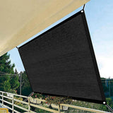 10x10Ft Black Shade Cloth,90-95% Garden Shade Mesh Net with Grommets ,High Density Breathable Fabric,Suitable for Courtyard,Garden,Swimming Pool,Barbecue Area