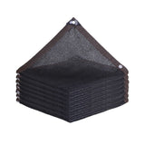 10x10Ft Black Shade Cloth,90-95% Garden Shade Mesh Net with Grommets ,High Density Breathable Fabric,Suitable for Courtyard,Garden,Swimming Pool,Barbecue Area