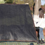 10x10Ft Black Shade Cloth,90-95% Garden Shade Mesh Net with Grommets ,High Density Breathable Fabric,Suitable for Courtyard,Garden,Swimming Pool,Barbecue Area
