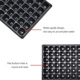 15 Pcs 72 Cell Seed Starter Tray - Reusable Seed Growing Starting Tray Fits 1020 Trays, Thick Gardening Germination Trays with Drain Holes for Plant Seeds Propagation, 1080 Cells Total