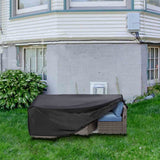 Patio Furniture Covers, Waterproof Rectangular Outdoor Dining Table and Chair Cover, Windproof and Dustproof Sofa Covers, 37'x67'x28'