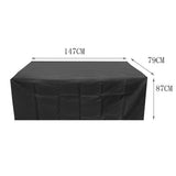Outdoor Table Cover, Waterproof Patio Table Cover, Garden Furniture Protector, Rectangular Tablecloth, Windproof UV Resistant Cover for Deck Yard