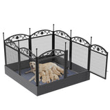 HeavyDuty Metal Dog Playpen w/ Waterproof Border