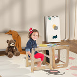 Wooden Toddler Step Stool - Learning Tower - Kitchen Safety