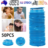 50 Sick Bags Vomit Bags Emesis Calibrated 1 Litre Infection Control Secure Tie