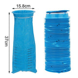 50 Sick Bags Vomit Bags Emesis Calibrated 1 Litre Infection Control Secure Tie