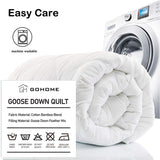 Goose Feather Down Quilt 500 GSM Duvet Doonas Queen:210x210cm