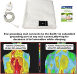 Bed Earthing Sheet Grounding Sheet Mat Large Bed Sheet Flat Sheet W/AU Plug 153x203cm