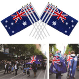 Small Waver Hand Held Aussie Flags Party Supplies Banner AU 8pcs Australia Flag